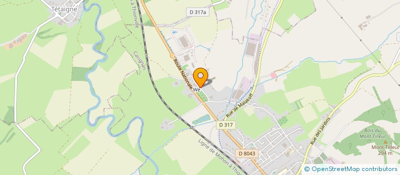 localisation de l'entreprise DES 2 RIVIERES  CARIGNAN