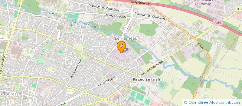 localisation de l'entreprise DES 3 B à PAU