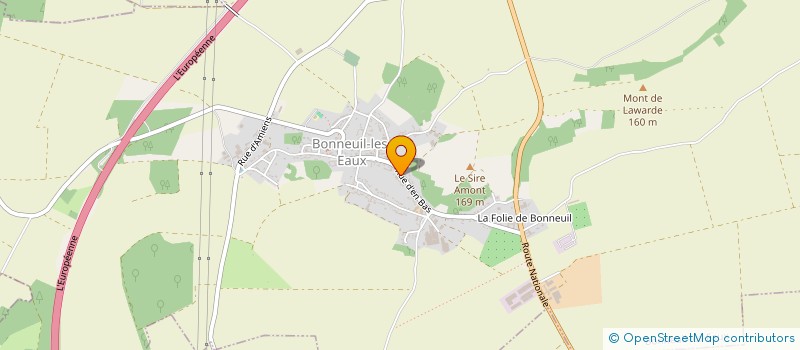 localisation de l'entreprise DES 3 CHENES  TARTIGNY