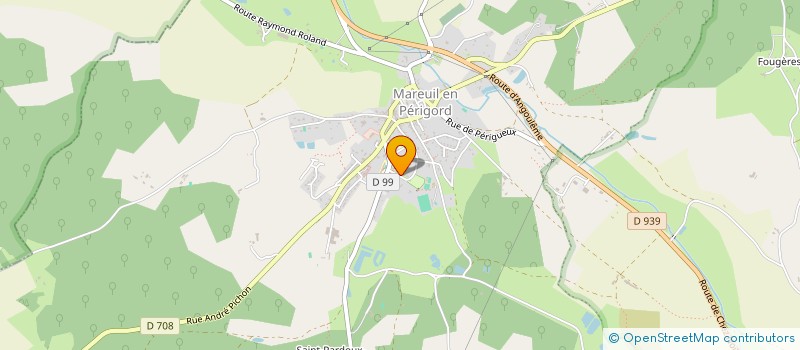 localisation de l'entreprise DES 3 COMMUNES à MAREUIL EN PERIGORD