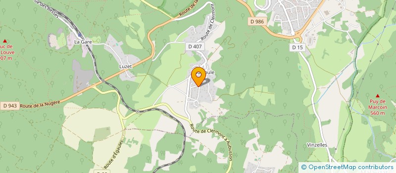 localisation de l'entreprise DES 3 PINS  VOLVIC