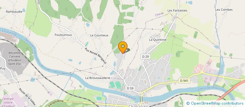 localisation de l'entreprise DES 3C à CHIRAC