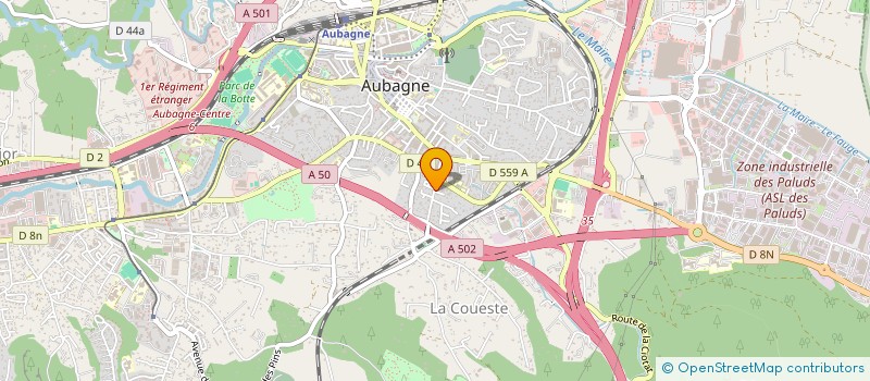 localisation de l'entreprise DES 4 BALLONS à AUBAGNE