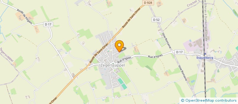 localisation de l'entreprise DES 4 CHEMINEES à HOUTKERQUE