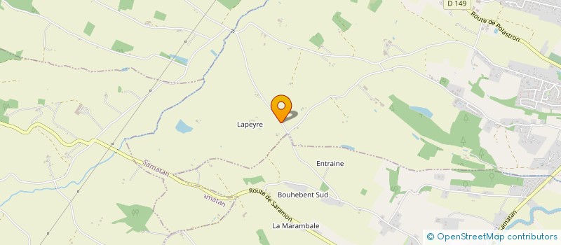localisation de l'entreprise DES 4 CHENES à SAMATAN