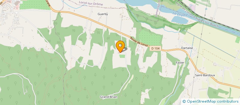 localisation de l'entreprise DES 4 CHENES  GRANE