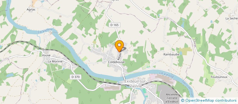 localisation de l'entreprise DES 4 D à CHIRAC