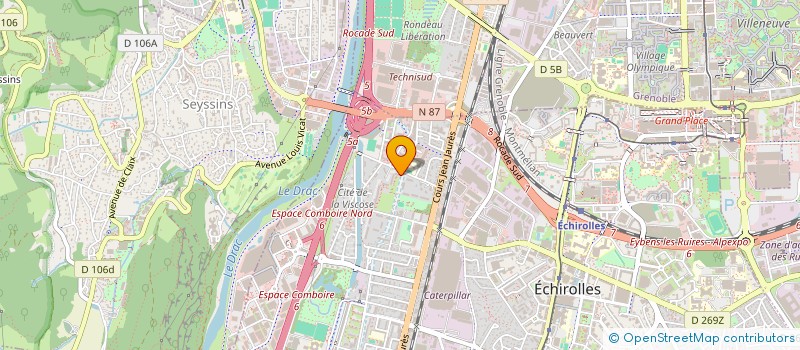 localisation de l'entreprise DES 4 DES  ECHIROLLES