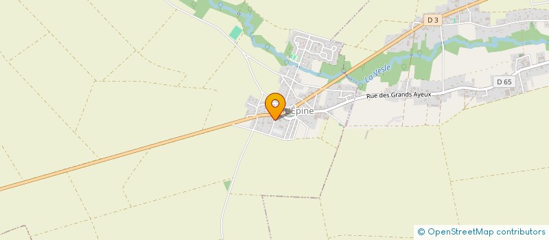 localisation de l'entreprise DES 4 EPIS  L'EPINE