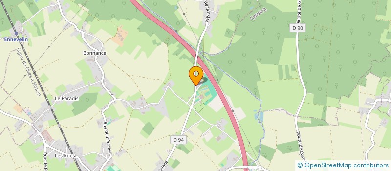 localisation de l'entreprise DES 4 FEUILLES  TEMPLEUVE-EN-PEVELE