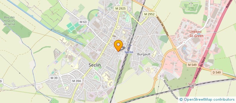 localisation de l'entreprise DES 4 FRERES  SECLIN