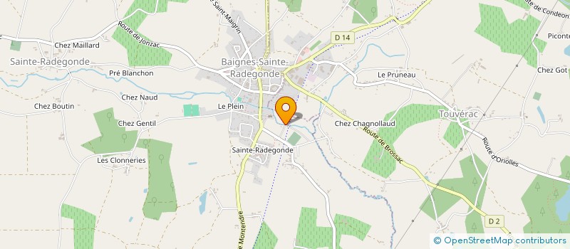 localisation de l'entreprise DES 4 H à BAIGNES-SAINTE-RADEGONDE