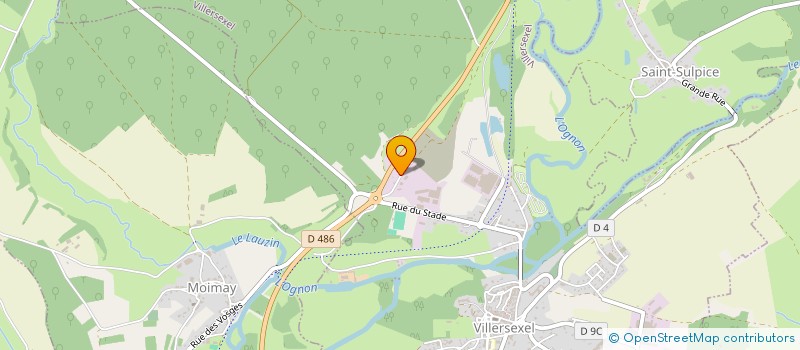 localisation de l'entreprise DES 4 JEUDIS à VILLERSEXEL