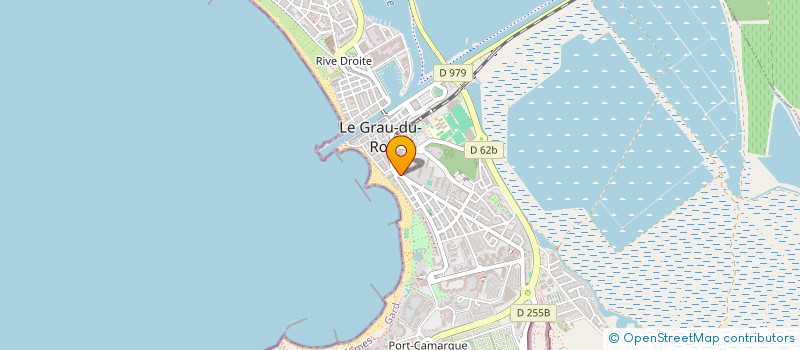 localisation de l'entreprise DES 4 M  LE GRAU-DU-ROI