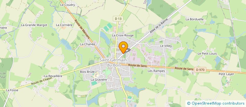 localisation de l'entreprise DES 4 PATTES à SAINT-GERMAIN-DU-BOIS