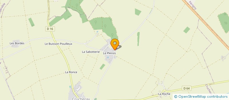 localisation de l'entreprise DES 4 SAISONS  CRUCHERAY