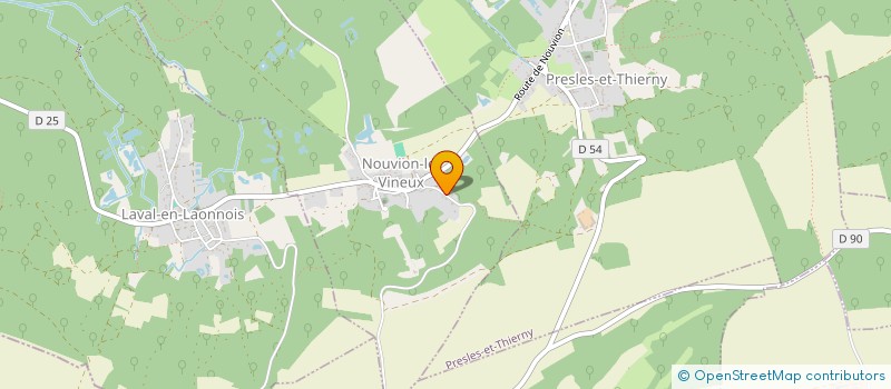 localisation de l'entreprise DES 4 T  BOUCONVILLE-VAUCLAIR