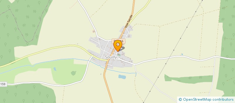 localisation de l'entreprise DES 4 VENTS  SOUILLY