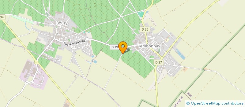 localisation de l'entreprise DES 4 VENTS  AMBONNAY