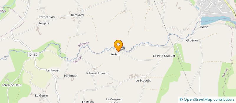 localisation de l'entreprise DES 4 VENTS à MOREAC