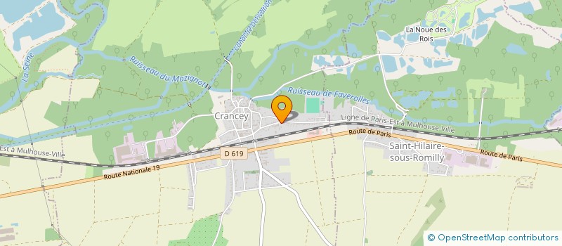 localisation de l'entreprise DES 4 VENTS  CRANCEY