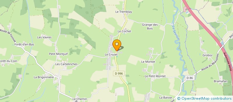 localisation de l'entreprise DES 4 VOIES à MARBOZ