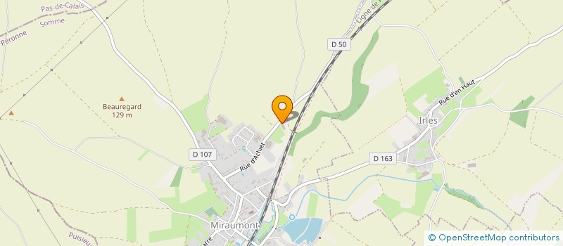 localisation de l'entreprise DES 40 ECUS  MIRAUMONT