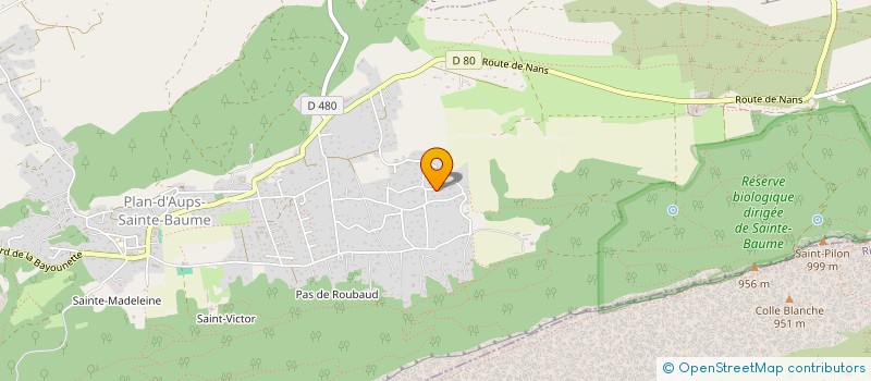 localisation de l'entreprise DES 400 CEDRES  PLAN-D'AUPS-SAINTE-BAUME