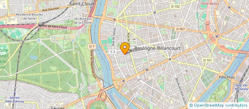 localisation de l'entreprise DES à BOULOGNE-BILLANCOURT
