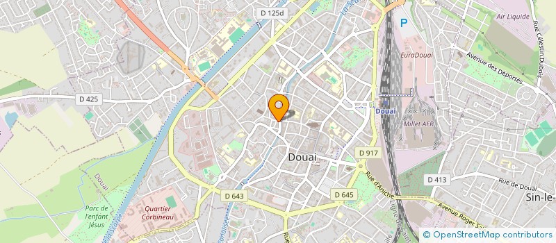 localisation de l'entreprise DES 5 CHATONS à DOUAI
