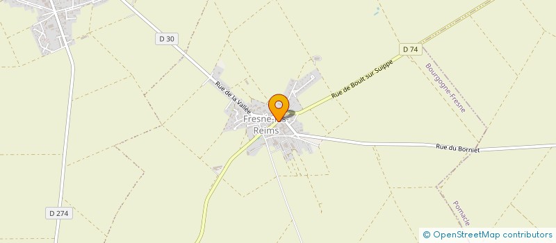 localisation de l'entreprise DES 5 OLIVIERS  BOURGOGNE-FRESNE