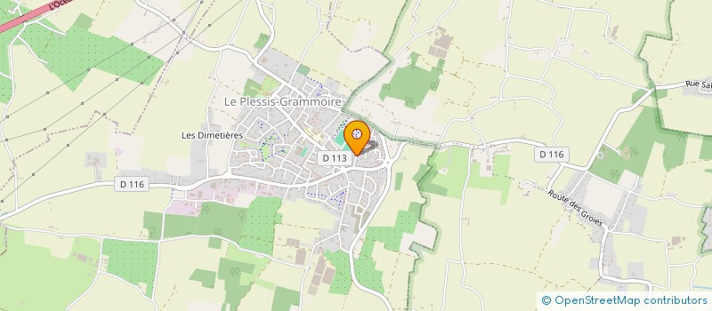 localisation de l'entreprise DES 5 VOYAGEURS  LE PLESSIS-GRAMMOIRE