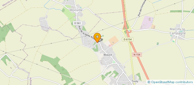 localisation de l'entreprise DES 6 ARBRES  MARCILLY LA CAMPAGNE