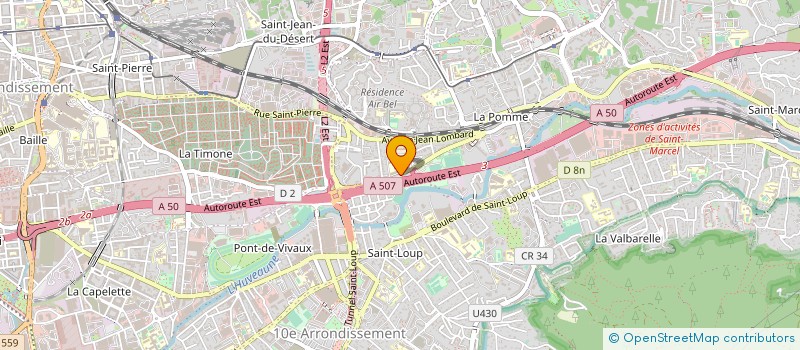 localisation de l'entreprise DES à MARSEILLE