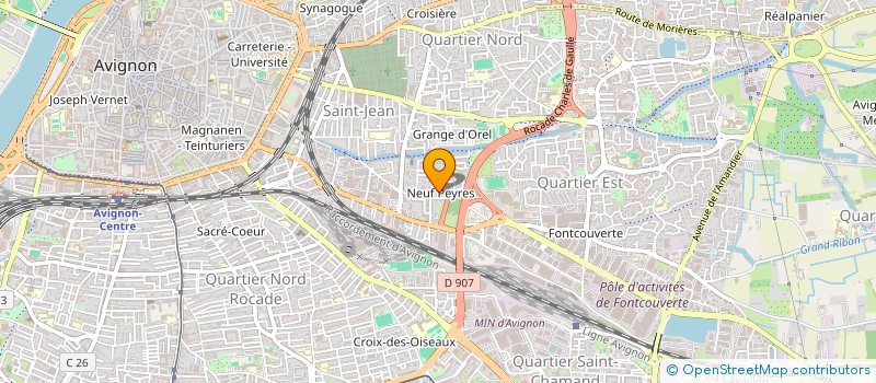 localisation de l'entreprise DES 9 PEYRES  AVIGNON