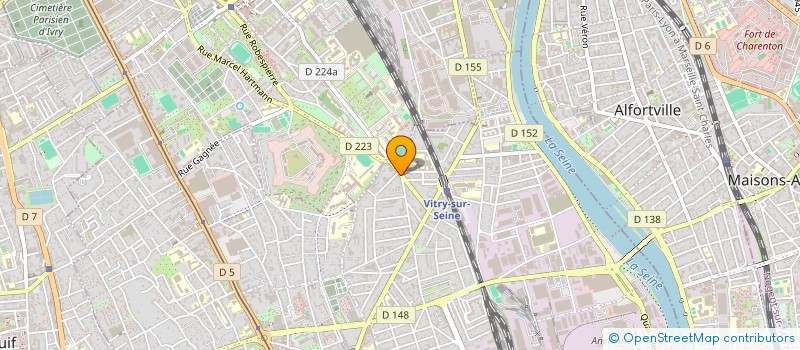 localisation de l'entreprise DES A COUDRE RETOUCHERIE à VITRY-SUR-SEINE