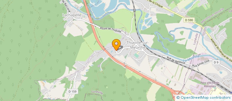 localisation de l'entreprise DES ABEILLES  THIAVILLE-SUR-MEURTHE