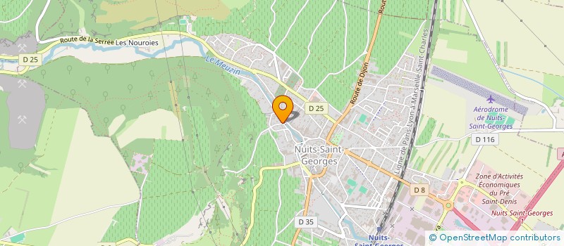 localisation de l'entreprise DES ABEILLES à NUITS-SAINT-GEORGES