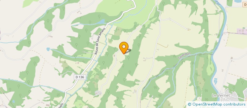 localisation de l'entreprise DES ACACIAS à SAVERDUN