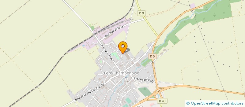 localisation de l'entreprise DES ACCOSSERAS à FERE-CHAMPENOISE
