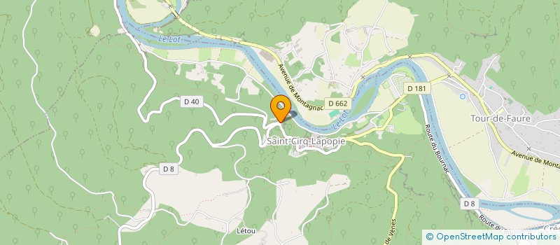 localisation de l'entreprise DES ADULTES ET DES JEUX  SAINT GERY-VERS