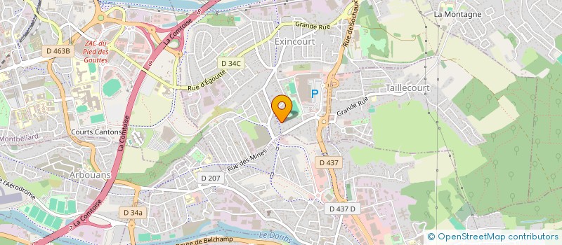 localisation de l'entreprise DES AFFHAIR à EXINCOURT