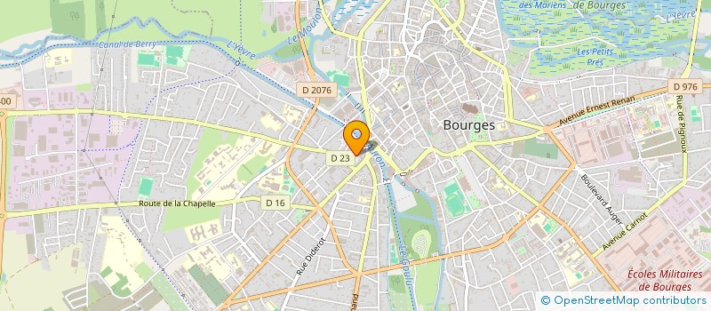 localisation de l'entreprise DES AGAPANTHES  BOURGES