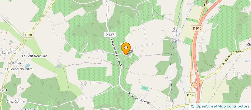 localisation de l'entreprise DES AGRIERS à SAINT-PALAIS-DU-NE