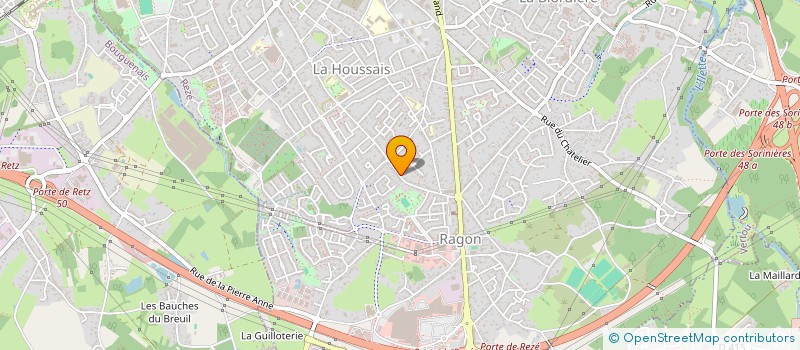 localisation de l'entreprise DES AIGUILLES SOLIDAIRES à REZE