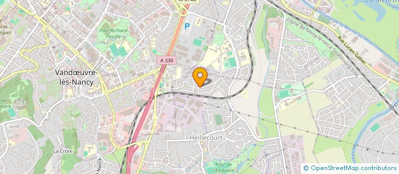 localisation de l'entreprise DES AILES  HEILLECOURT