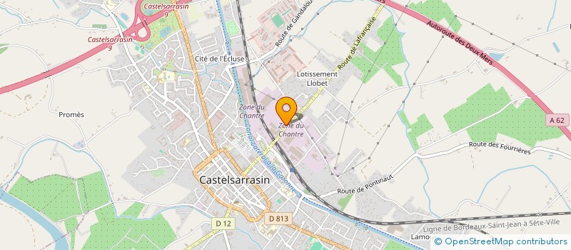 localisation de l'entreprise DES AILES POUR AMBRINE  CASTELSARRASIN