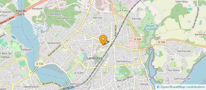 localisation de l'entreprise DES AILES POUR GRANDIR  LANESTER