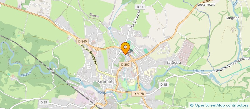 localisation de l'entreprise DES AILES POUR L'HUMANITE  LAVERGNE