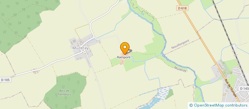 localisation de l'entreprise DES AILLEUX à MUZERAY